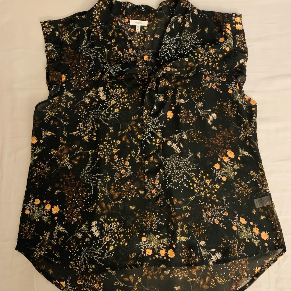 Women’s Marisol sheer sleeveless top in size XL